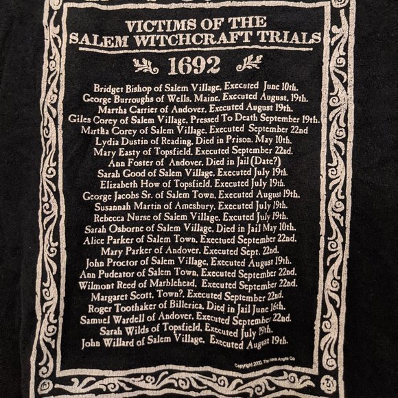 Witch Trials Graphic Tee - Picture 2 of 2